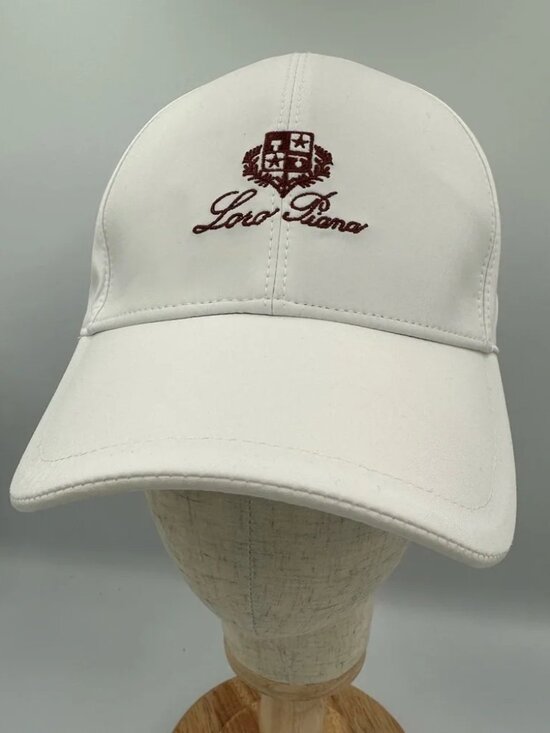 Loro Piana Storm System Baseball Cap white Made in Italy main image 4